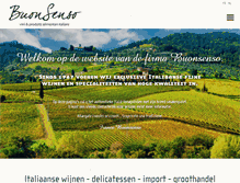 Tablet Screenshot of buonsenso.be